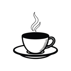 Coffee Cup Vector Designs - Minimalist Silhouettes and Outlines for Commercial Use