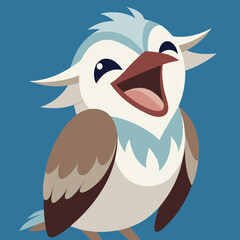kookaburra vector illustration