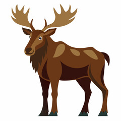 moose vector illustration