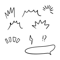 Set of Awareness Line / Speech Bubble