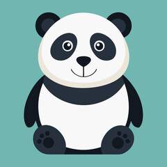 panda cartoon vector