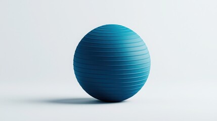 Dynamic simulation of a mockup style sphere minimalist studio setting 3d visualization clean environment