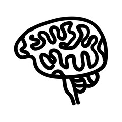 human brain illustration