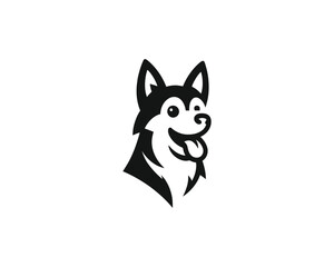 Dog Logo Design Vector Template