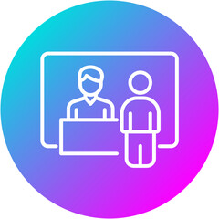 Career Fair Booth Icon