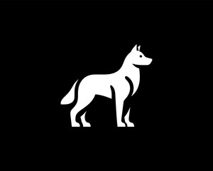 Dog Logo Design Vector Template