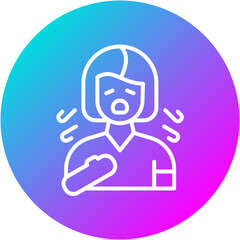 Breathing Difficulty Icon