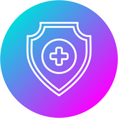 Obraz premium Health Shield Icon