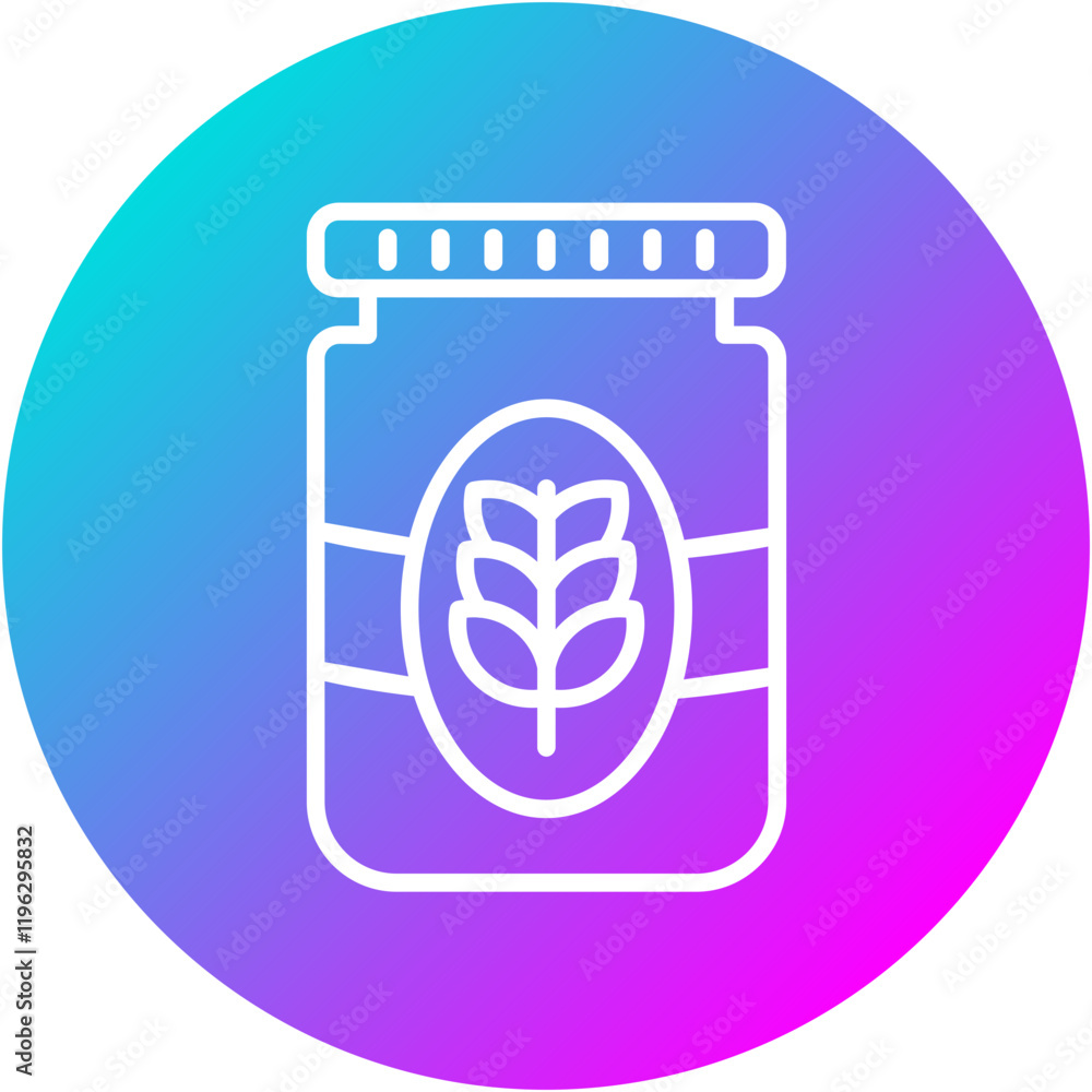 Poster Oat Milk Icon