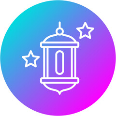 Lantern with Stars Icon