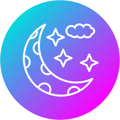 Star and Crescent Icon