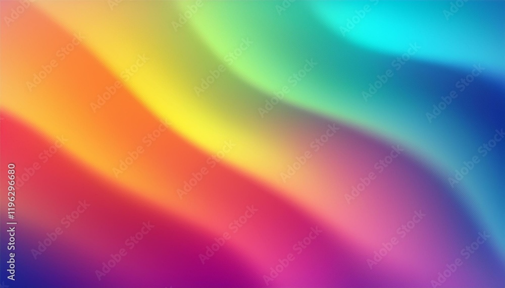 Poster smooth and blurry colorful gradient mesh background. modern bright rainbow colors. generated image