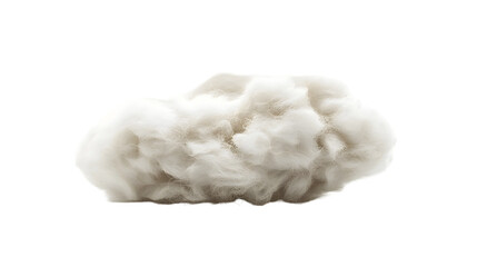 Fluffy white cloud formation open sky nature scene calm environment aerial view serene atmosphere