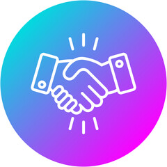 Obraz premium Handshake Icon