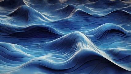 abstract blue background with waves