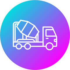 Cement Mixer Icon
