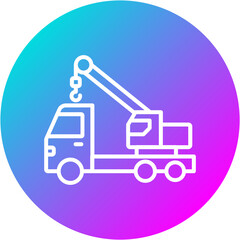 Mobile Crane Icon
