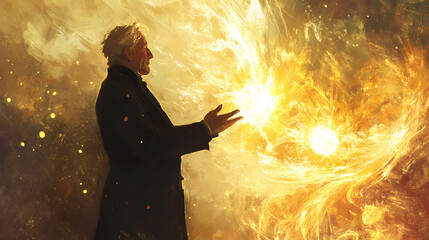 Georg wilhelm friedrich hegel - german philosopher, one of the creators of the philosophy of german idealism. Willowbloom. Illustration