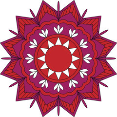 Colorful Mandala Design.