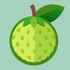 vector illustration of an breadfruit