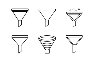 filter line art vector illustration