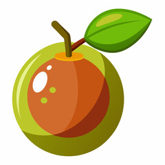 vector illustration of an camu fruit