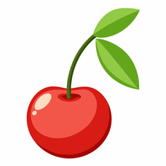 vector illustration of cherry