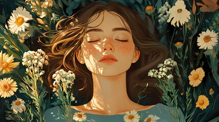 Beliebter vorname. Willowbloom. Illustration