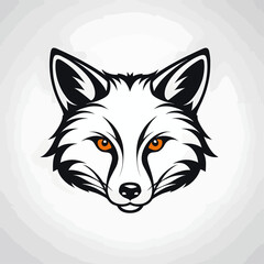 fox head vector illustration