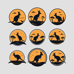halloween pumpkin icons vector