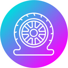 Flat Tire Icon
