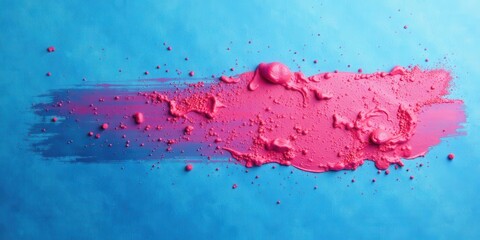 Fototapeta premium Abstract Pink and Blue Paint Swirl on Textured Surface A Vibrant Artistic Expression