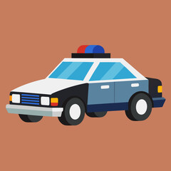 police car vector