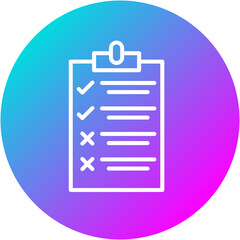 Marathon Checklist Icon
