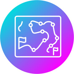Marathon Map Icon
