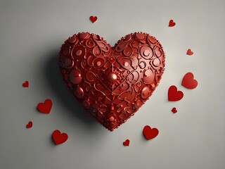  vibrant red heart symbol, red heart symbolizing passion and love , passion, love, emotion, romantic, affection, relationship