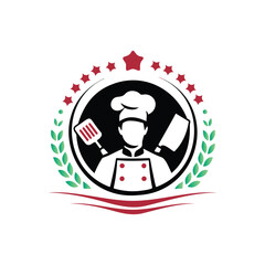chef and food logo