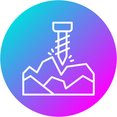 Mining Drill Icon