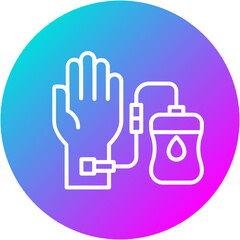 Blood Transfusion Bag Icon