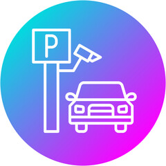Obraz premium Parking Camera Icon