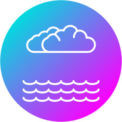 Monsoon Rainfall Icon