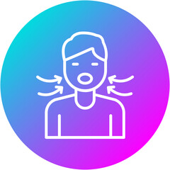 Deep Breathing Icon