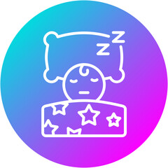 Sleeping Baby Icon