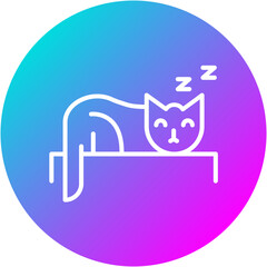 Sleeping Cat Icon
