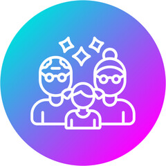 Grandparents Influence Icon