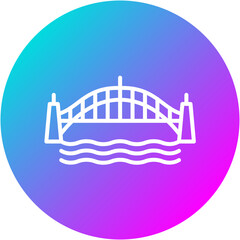 Fototapeta premium Harbor Bridge Icon