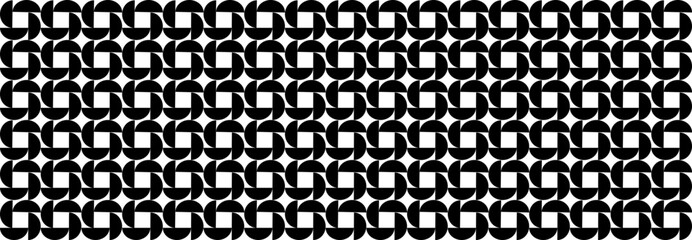 Abstract Geometric pattern, Illustration, vector, alternating overlapping, orderly, arrangement , background, banner, website, template, Back and white, Nobody.