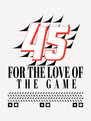 Design typography t-shirt design