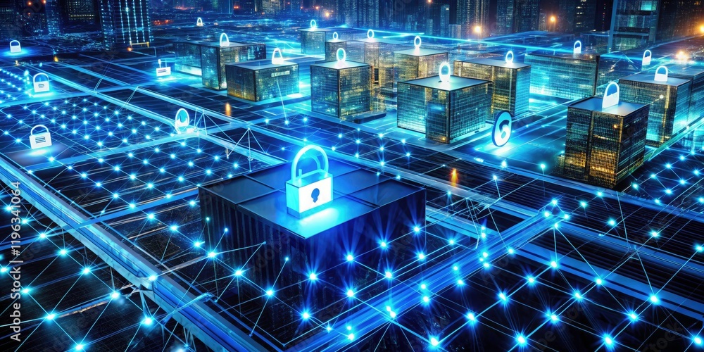 Aufkleber secure your drone's aerial data with high-tech encryption, network security, and cyber defense for l