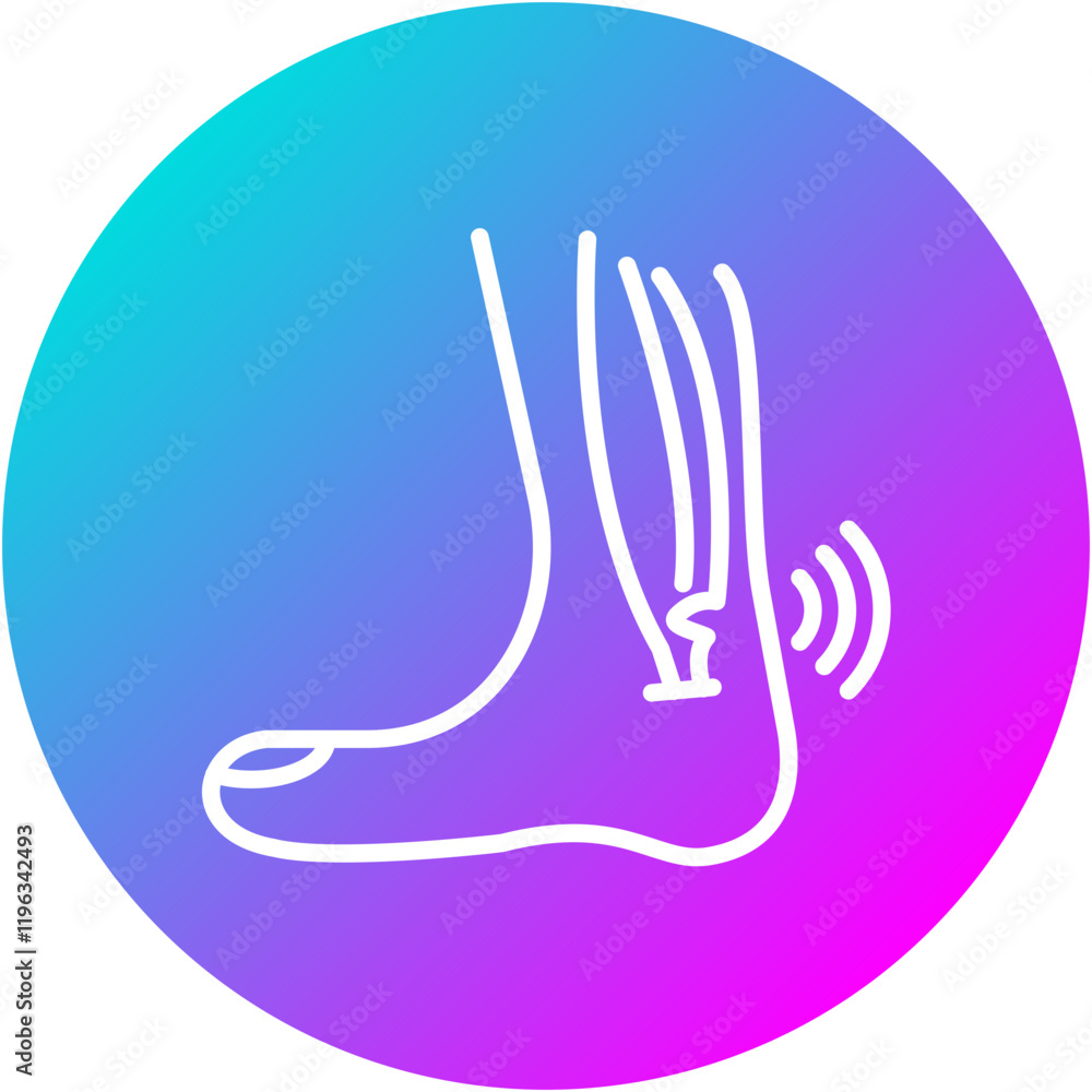 Poster Tendonitis Icon